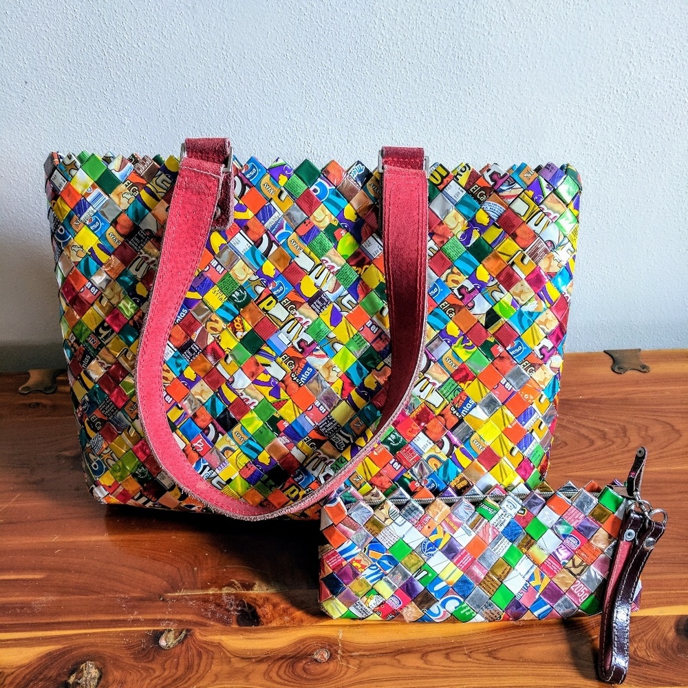🍬 Candy Wrapper Purse & Clutch